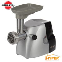 چرخ گوشت پارس خزر MG-1600P نقره ای(متالیک-مشکی)