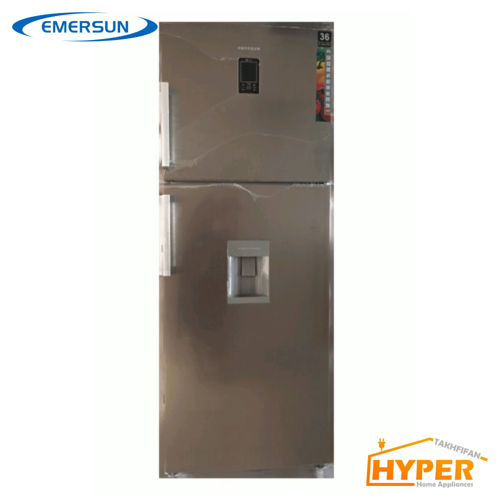 یخچال فریزر 18 فوت گلد فلت آبریزدار امرسان TFN18D طوسی