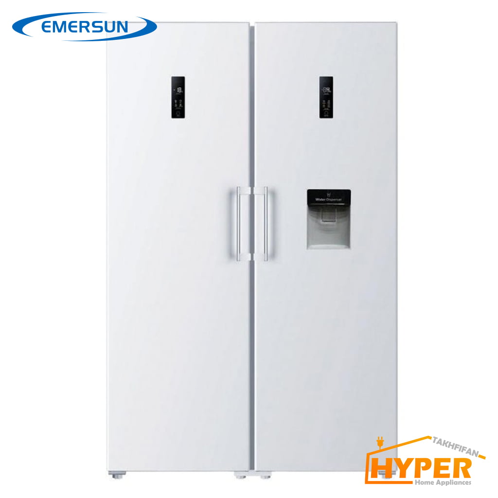 یخچال فریزر دوقلو 17+17 فوت امرسان هایلوکس High Lux سفید