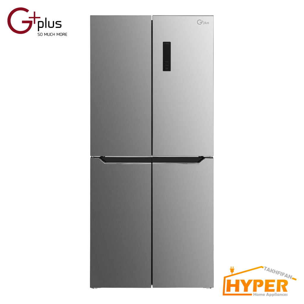 یخچال فریزر ساید بای ساید جی پلاس GSS-K916S نقره ای