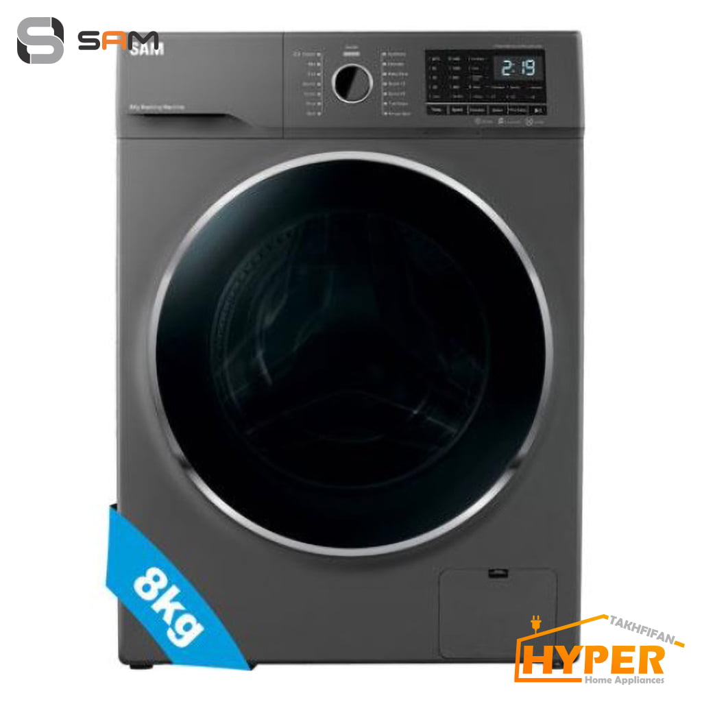 ماشین لباسشویی سام BL-Q1470-I اینوکس 8 کیلویی