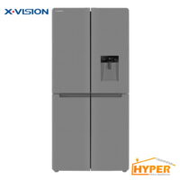 یخچال فریزر ساید بای ساید ایکس ویژن XTR-486SD نقره ای