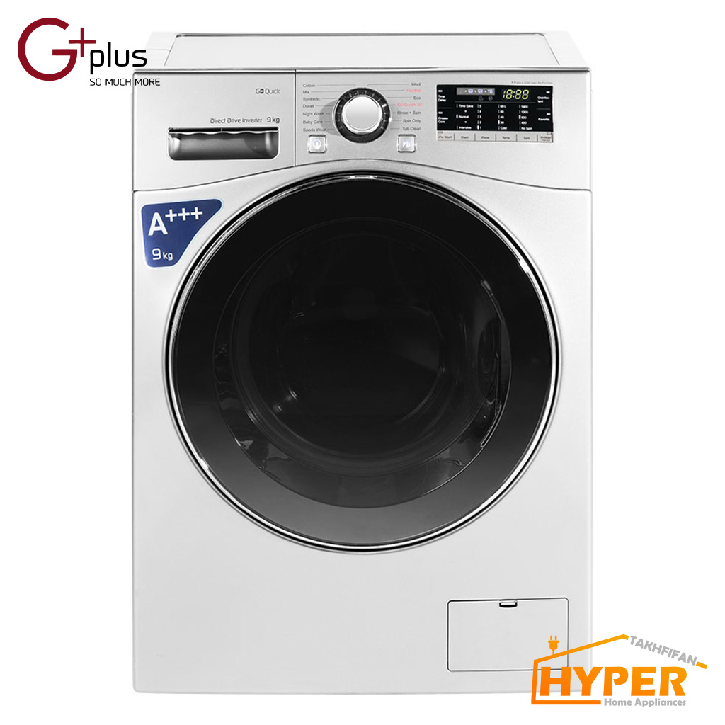 ماشین لباسشویی جی پلاس GWM-L9645W