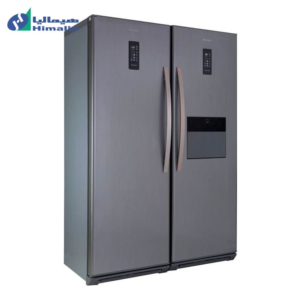 یخچال فریزر دوقلو هیمالیا رومانو پلاس استیل