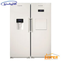 یخچال فریزر دوقلو الکترواستیل ES23 سری یونیک سفید یونی گلس