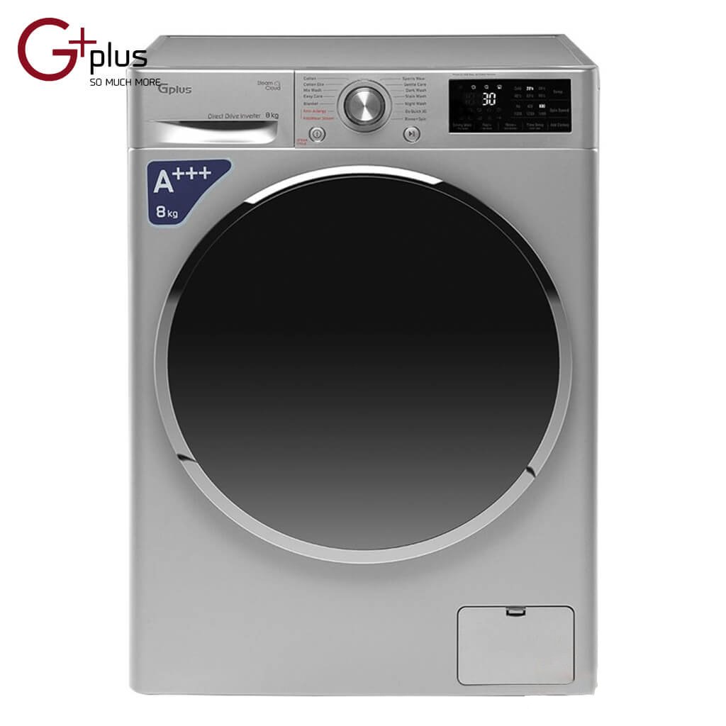 ماشین لباسشویی جی پلاس GWM-L880S نقره ای