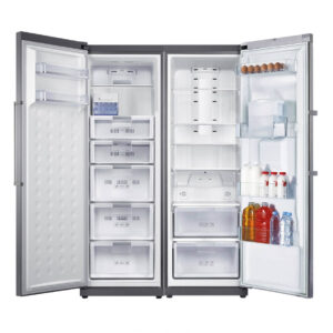 یخچال فریزر دوقلو 36 فوت 1018 سفید اسنوا