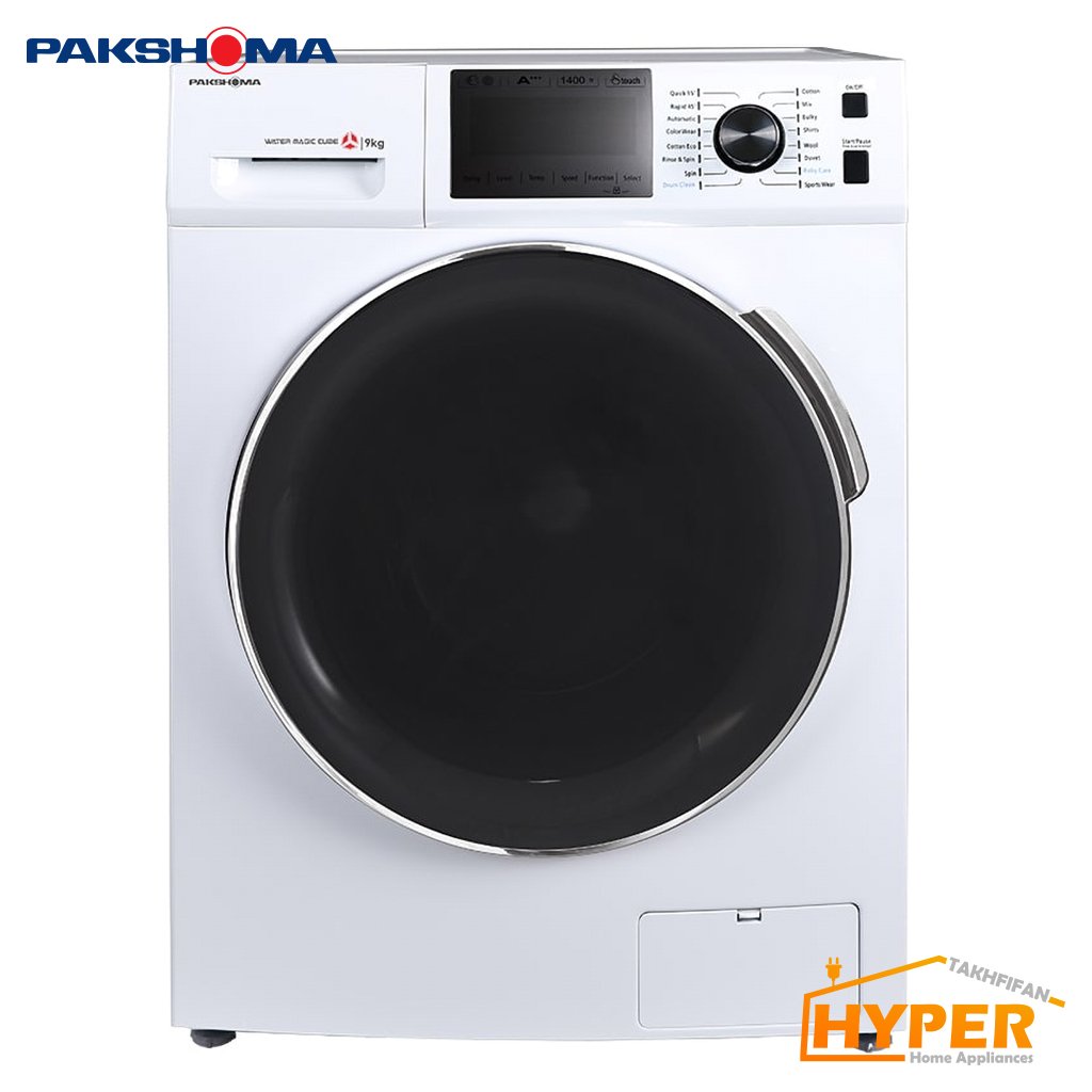ماشین لباسشویی پاکشوما BWF-40106 WT سفید