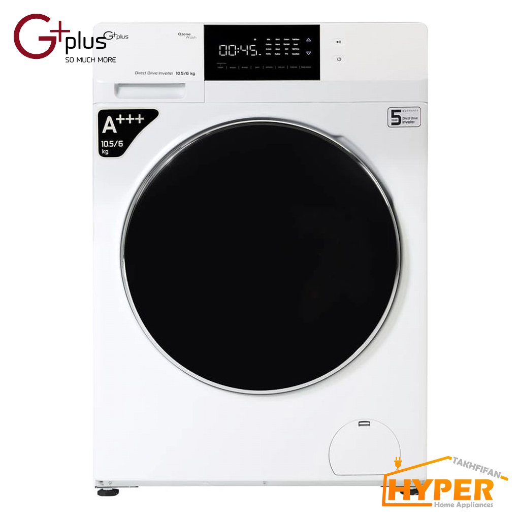 ماشین لباسشویی جی پلاس GWM-MD106W