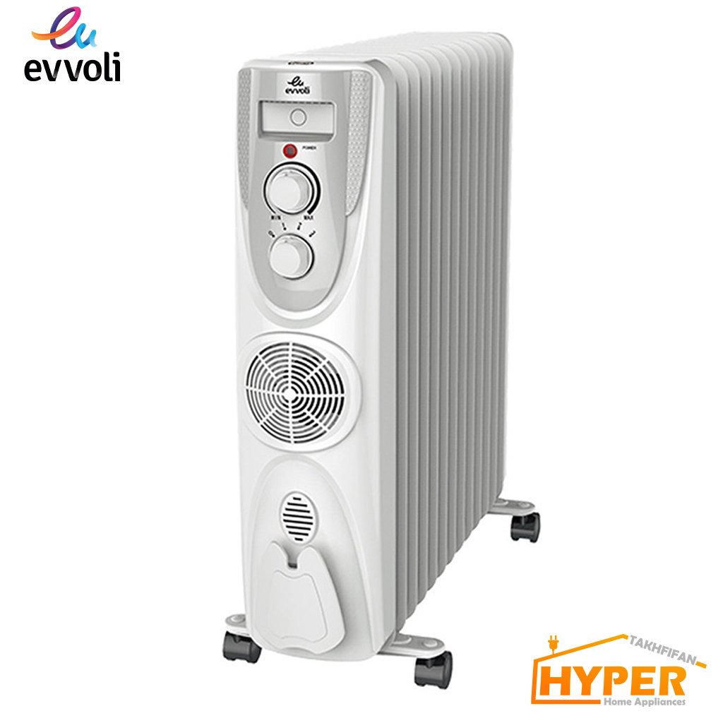 شوفاژ برقی 15 پره ایوولی EVOH-15FW