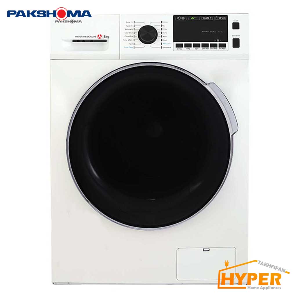 ماشین لباسشویی پاکشوما BWF-40811 WT