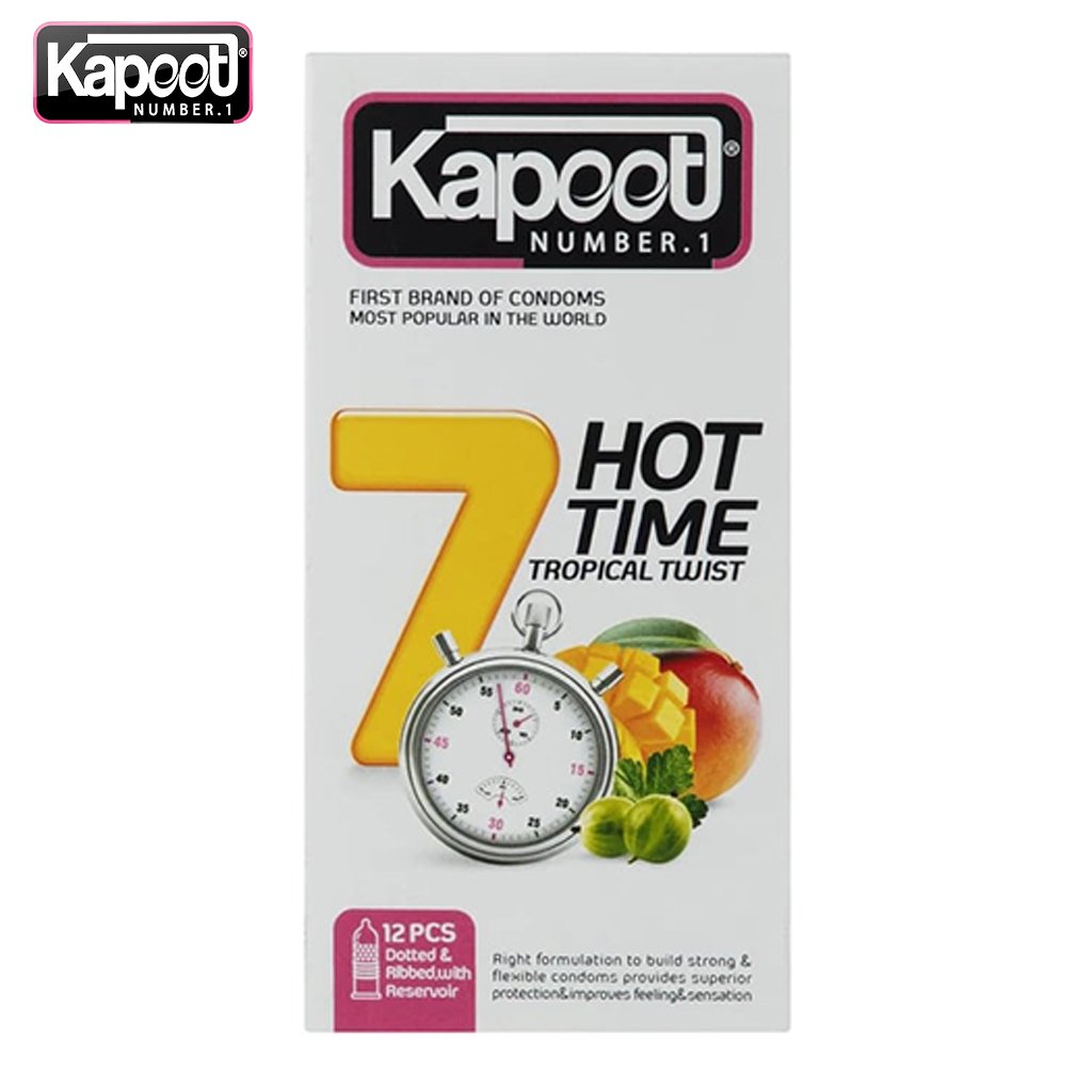 کاندوم کاپوت فروتی تایم 7 کاره گرم 7Hot Time