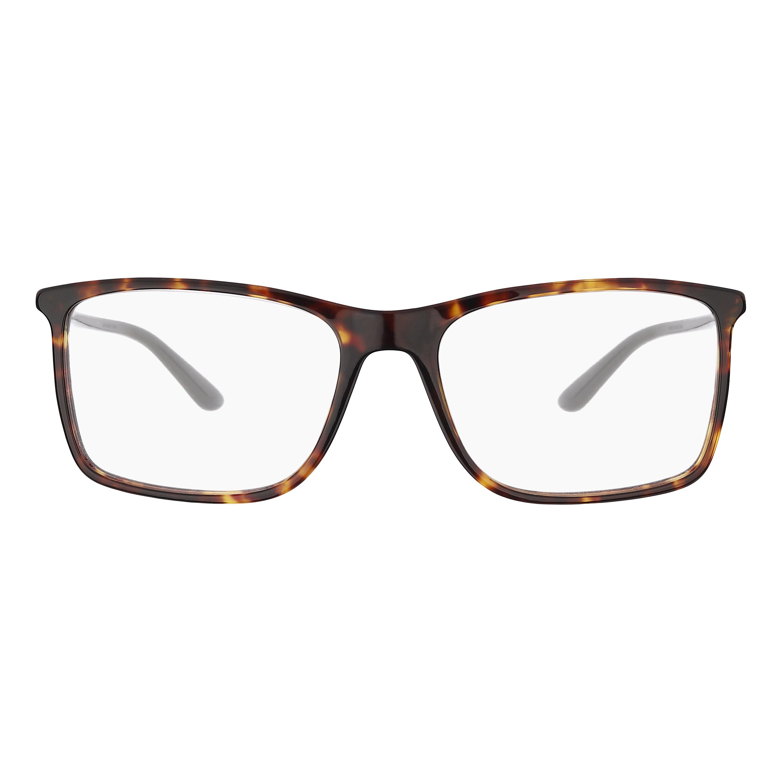 فریم عینک طبی ویفرر (Wayfarer) مردانه جورجیو آرمانی مدل 0AR7146-5026-54 مناسب برای صورت مستطیل، مربع، قلب و بیضی