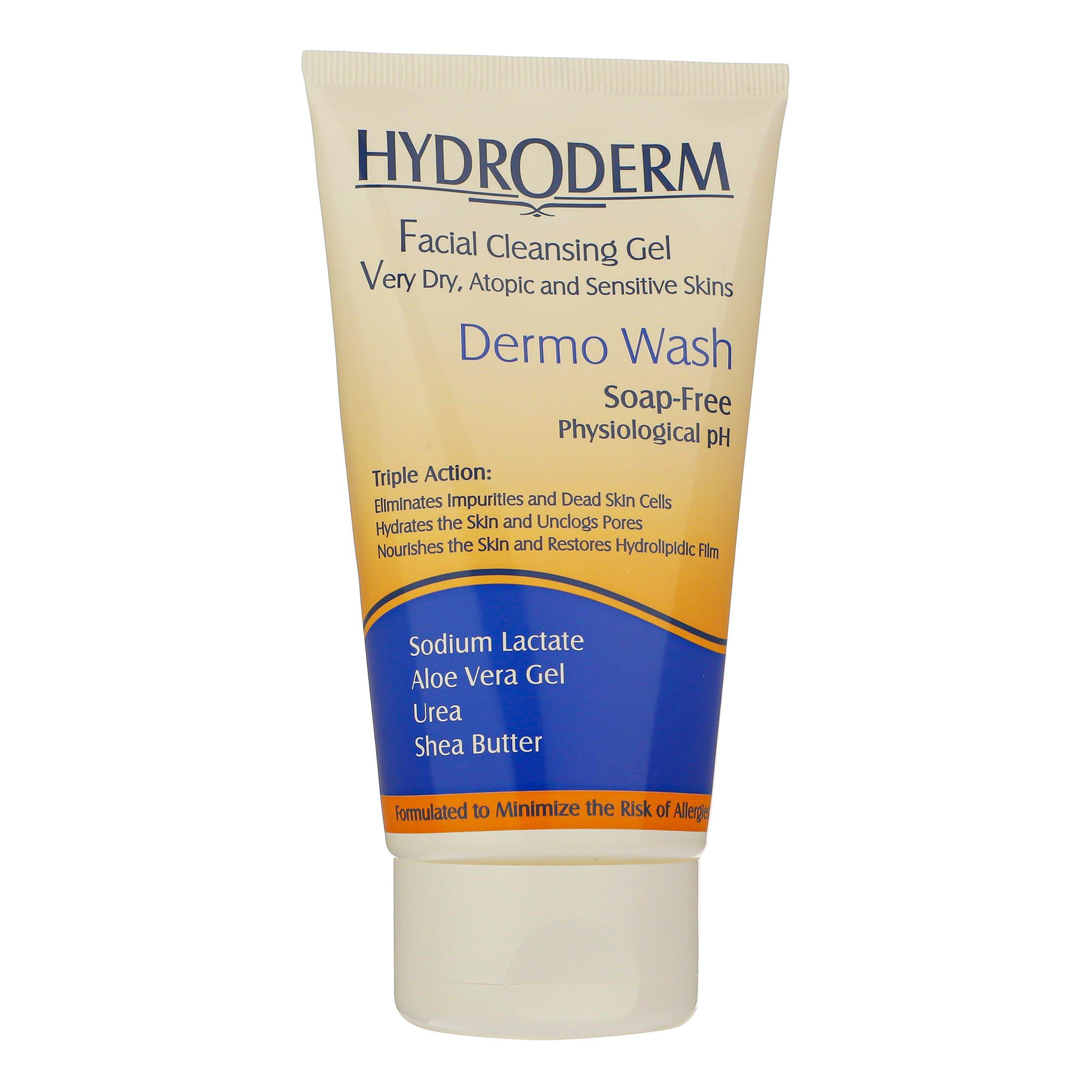 ژل شست‌وشوی صورت هیدرودرم مدل Very Dry Skin وزن 150 گرم