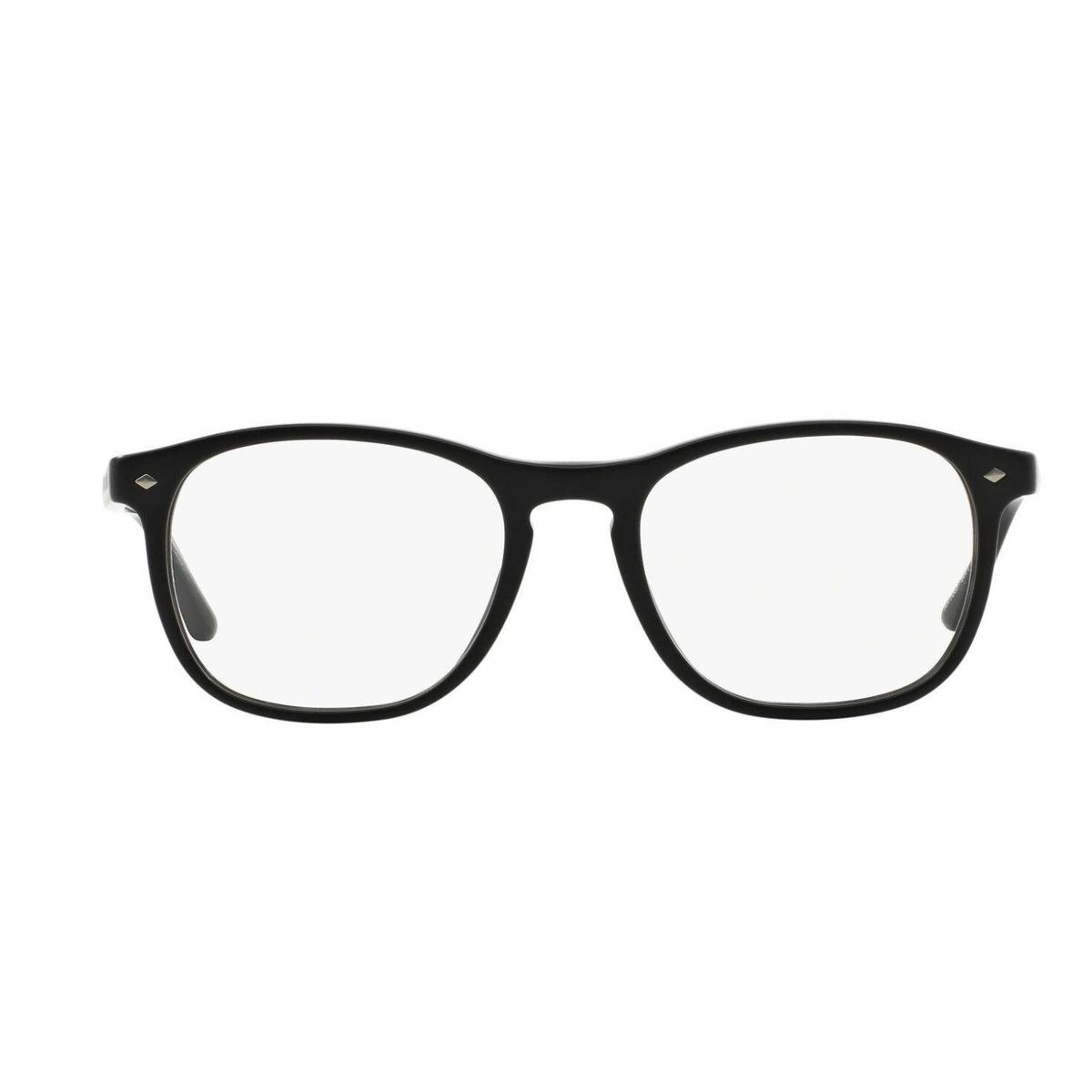 فریم عینک طبی ویفرر (Wayfarer) مردانه جورجیو آرمانی مدل 0AR7003-5001 مناسب برای صورت بیضی، قلب، مستطیل و مربع