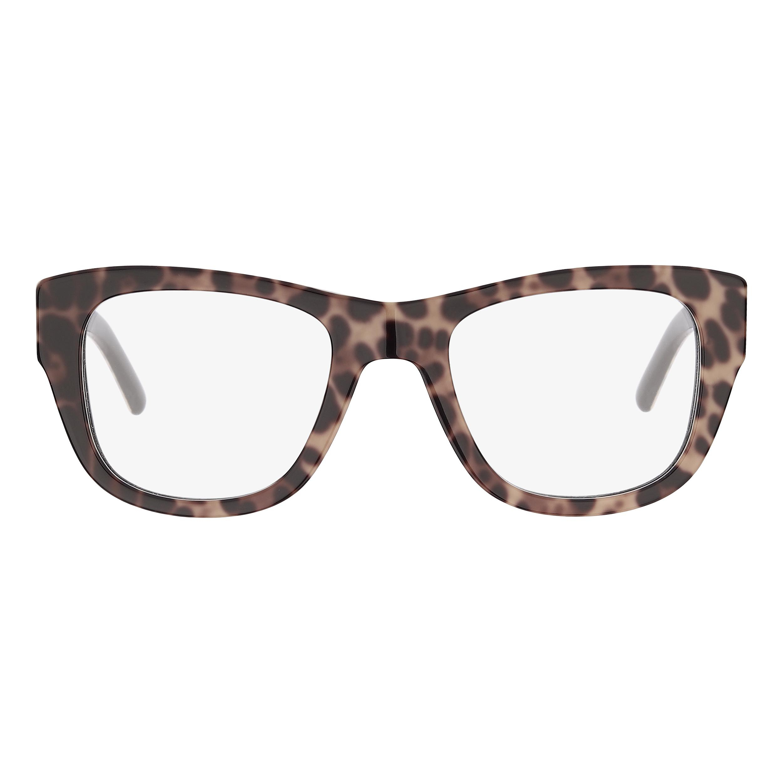 فریم عینک طبی ویفرر (Wayfarer) زنانه دولچه اند گابانا مدل 0DG3124-1995 مناسب برای صورت بیضی، قلب، مستطیل و مربع