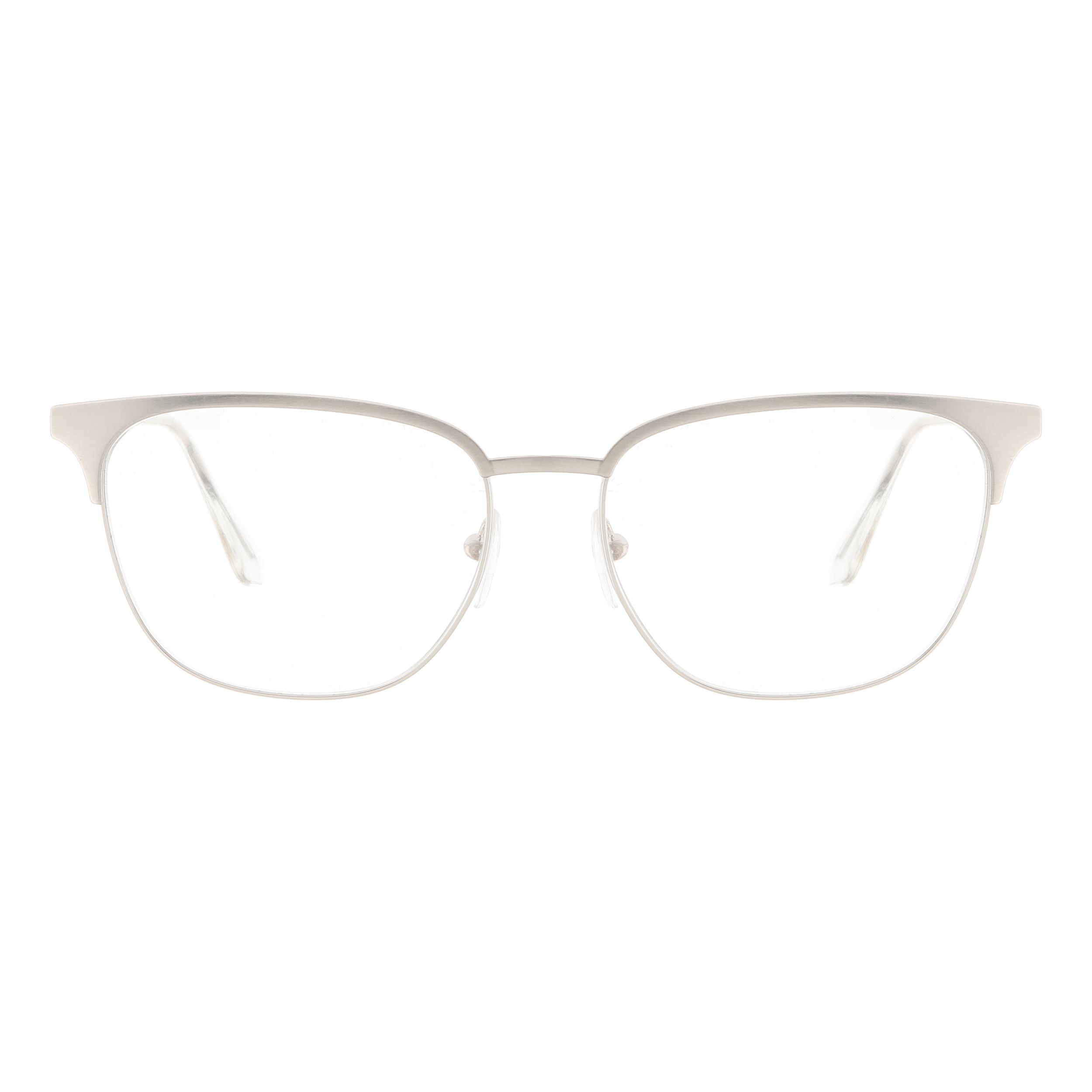 فریم عینک طبی کلاب مستر (Clubmaster) مردانه پرادا مدل 0PR-59UV-TWD1O1-55 مناسب برای صورت بیضی، مثلث، مستطیل و مربع