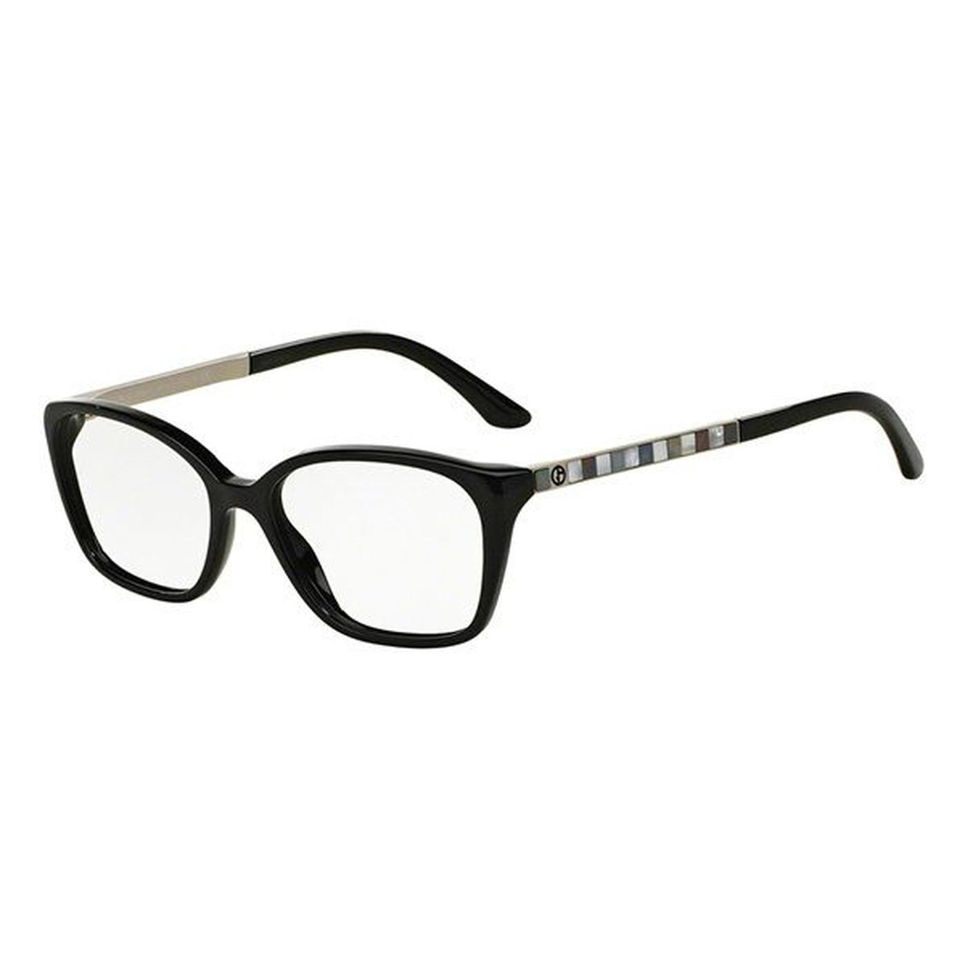 فریم عینک طبی ویفرر (Wayfarer) زنانه جورجیو آرمانی مدل 0AR7091H-5017-53 مناسب برای صورت بیضی، قلب، گرد و لوزی