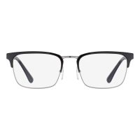 فریم عینک طبی کلاب مستر (Clubmaster) مردانه پرادا مدل 0PR 54TV-1AB1O1 مناسب برای صورت بیضی، گرد