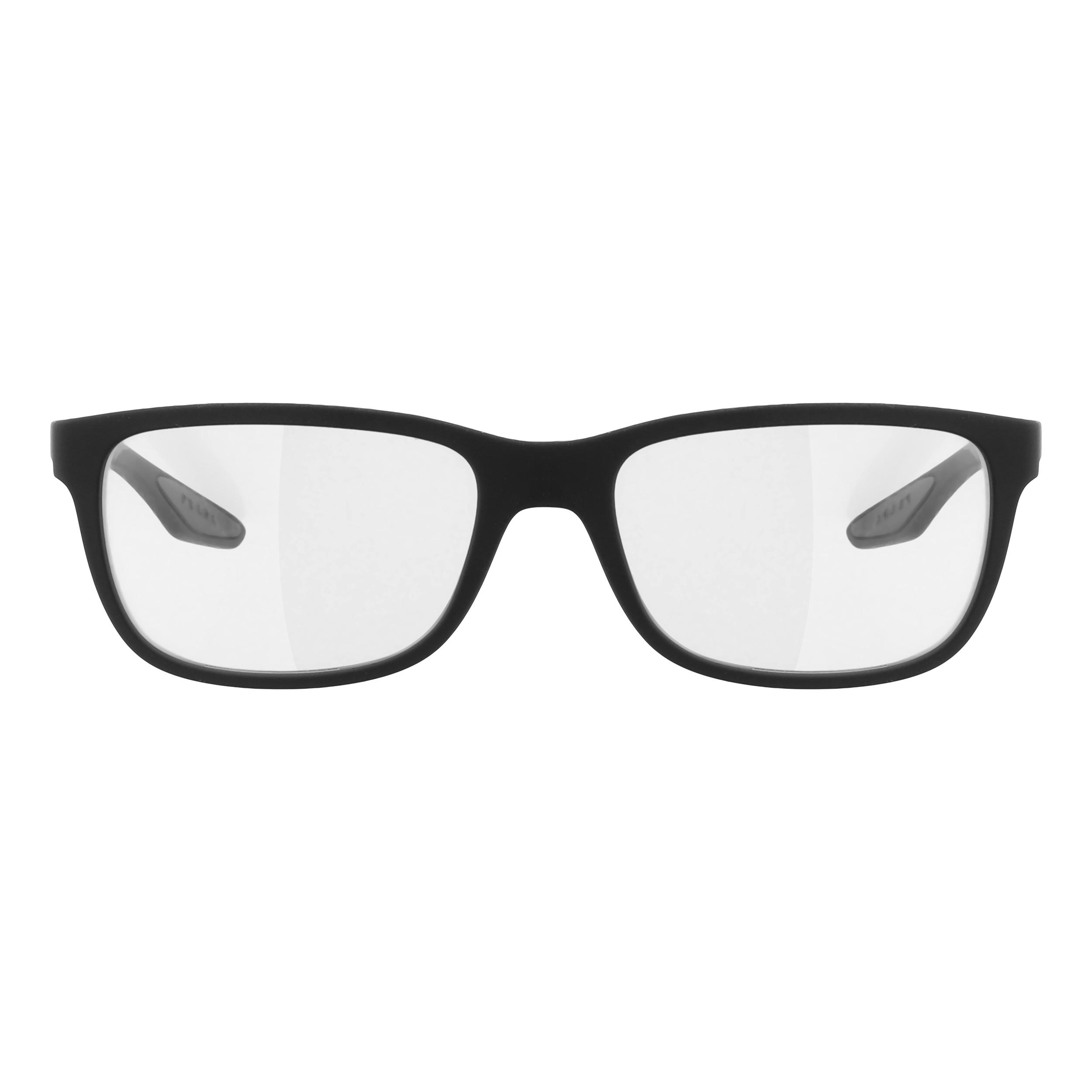 فریم عینک طبی مستطیلی مردانه پرادا مدل 0PS 02GV-UB01O1 مناسب برای صورت بیضی، قلب، گرد