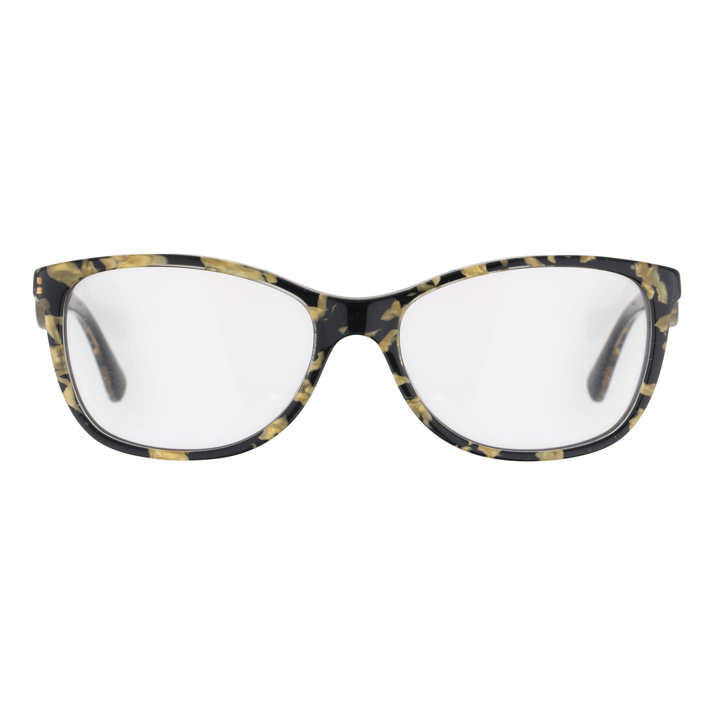 فریم عینک طبی ویفرر (Wayfarer) زنانه دولچه اند گابانا مدل 0DG3174-2745-52 مناسب برای صورت مستطیل، مربع، قلب و بیضی