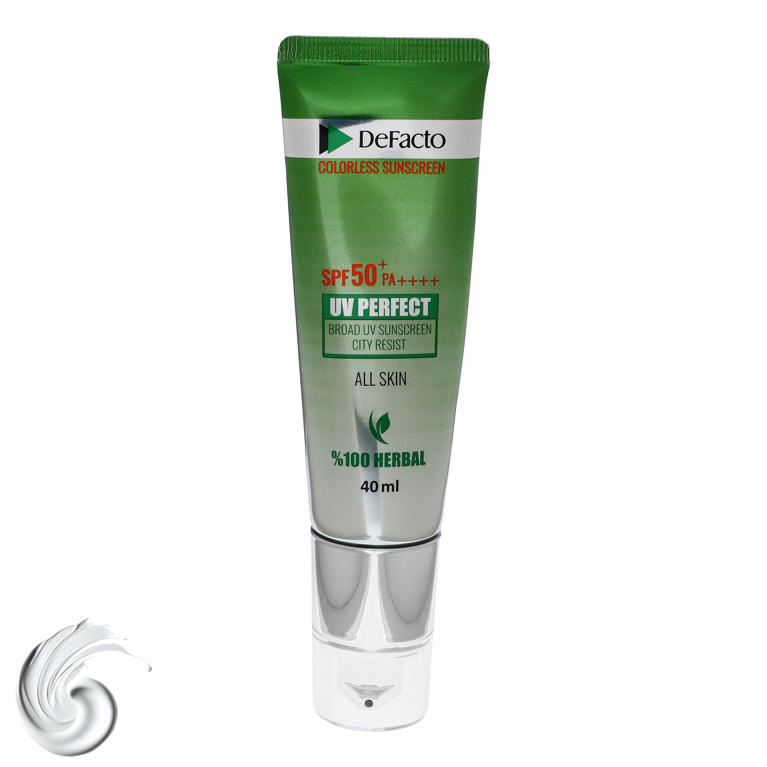 کرم ضد آفتاب بی‌رنگ دیفکتو SPF 50 مدل professional ‌مناسب برای انواع پوست‌ حجم 40 میلی‌لیتر