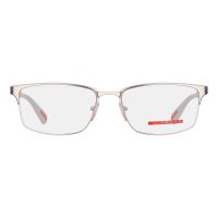 فریم عینک طبی مستطیلی مردانه پرادا مدل 0PS-50FV-TIH1O1 مناسب برای صورت بیضی، قلب، گرد و مثلث