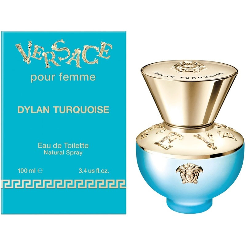 ادو تویلت زنانه ورساچه مدل Pour Femme Dylan Turquoise حجم 100 میلی لیتر
