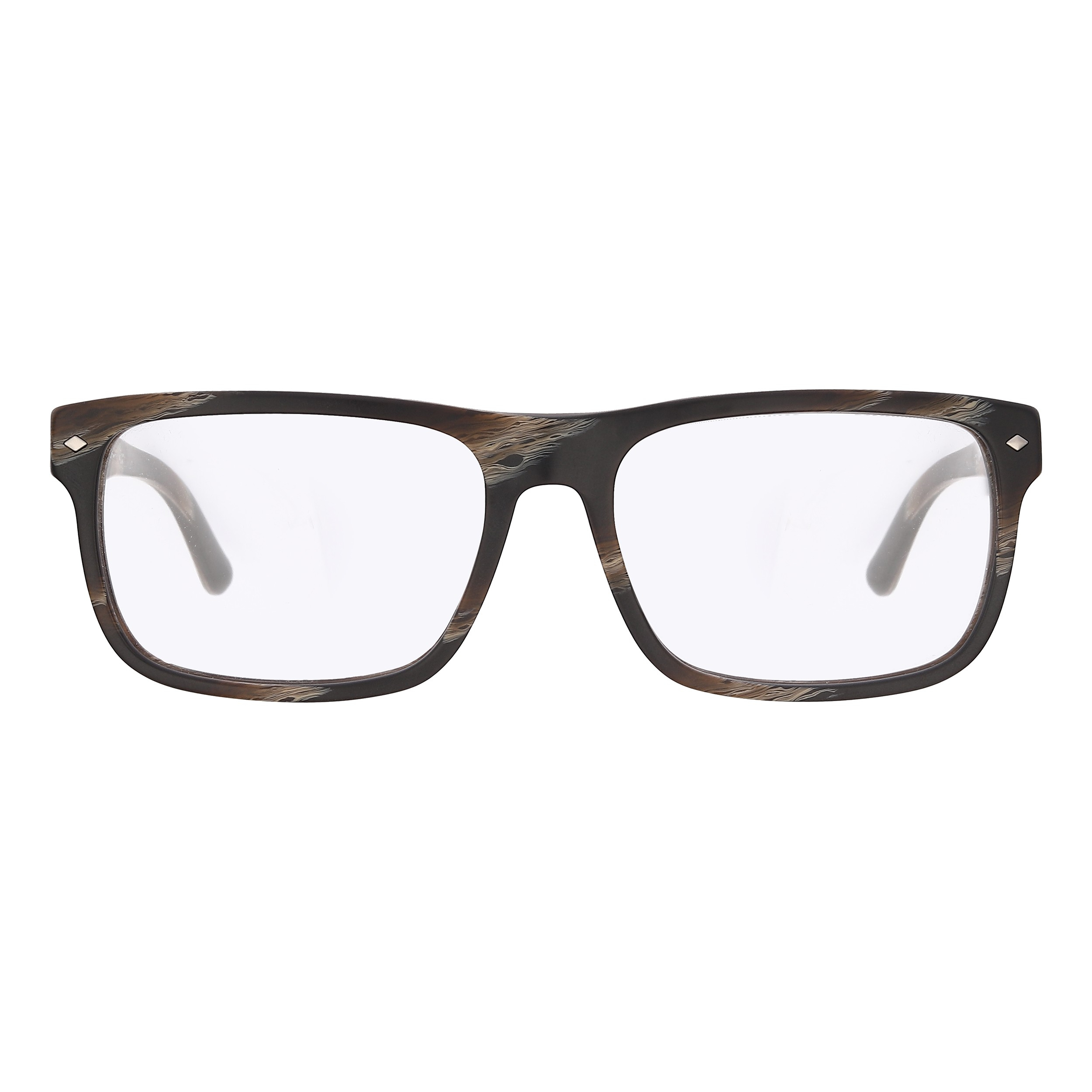 فریم عینک طبی ویفرر (Wayfarer) مردانه جورجیو آرمانی مدل 0AR7043-5303-56 مناسب برای صورت بیضی، قلب، مستطیل و مربع