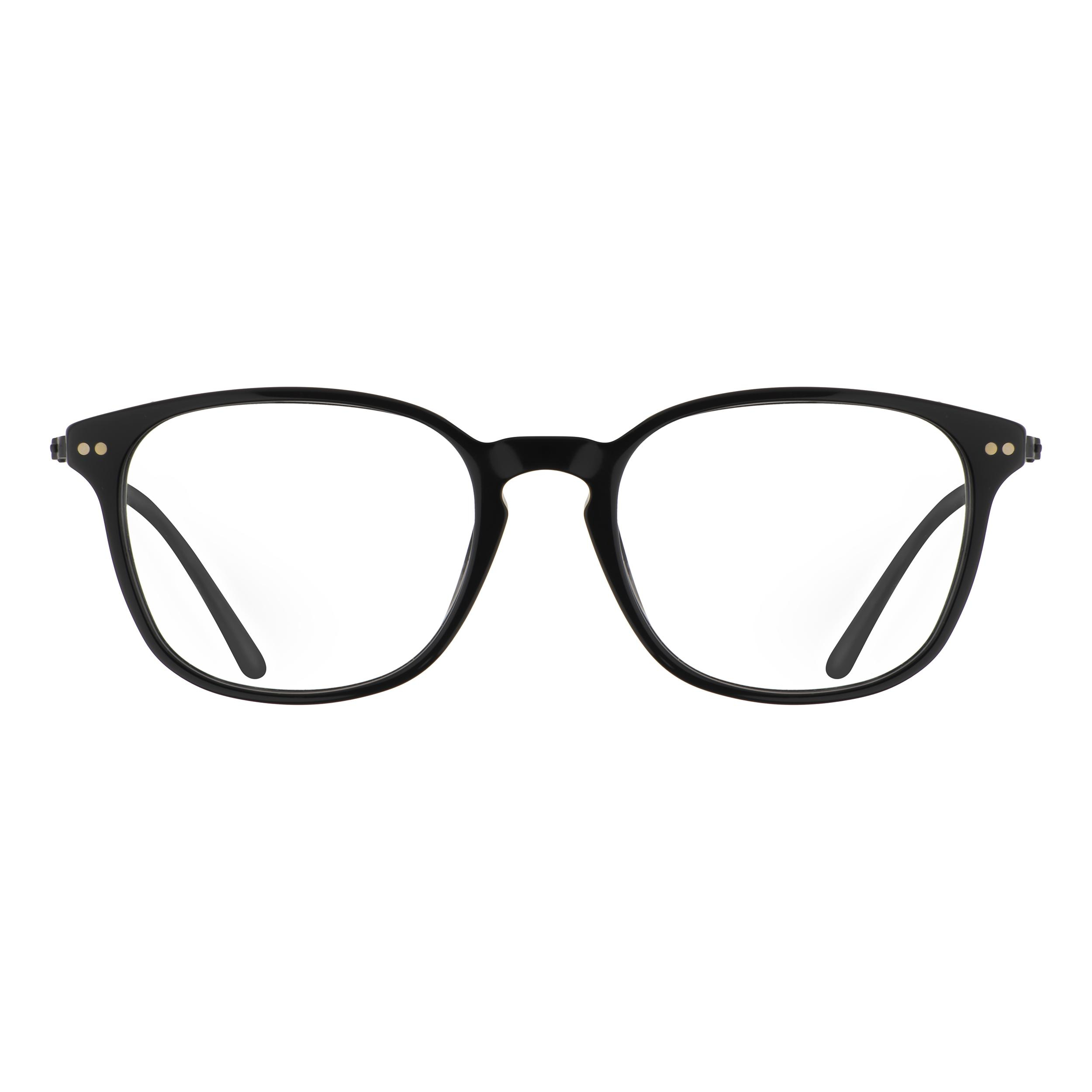 فریم عینک طبی ویفرر (Wayfarer) مردانه جورجیو آرمانی مدل 0AR7086-5017-51 مناسب برای صورت مستطیل، مربع و مثلث