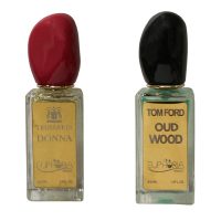 ادوپرفیوم زنانه ایفوریا مدل Donna حجم 30 میلیلیتر به همراه ادو پرفیوم مردانه ایفوریا مدل Oud Wood حجم 30 میلی لیتر