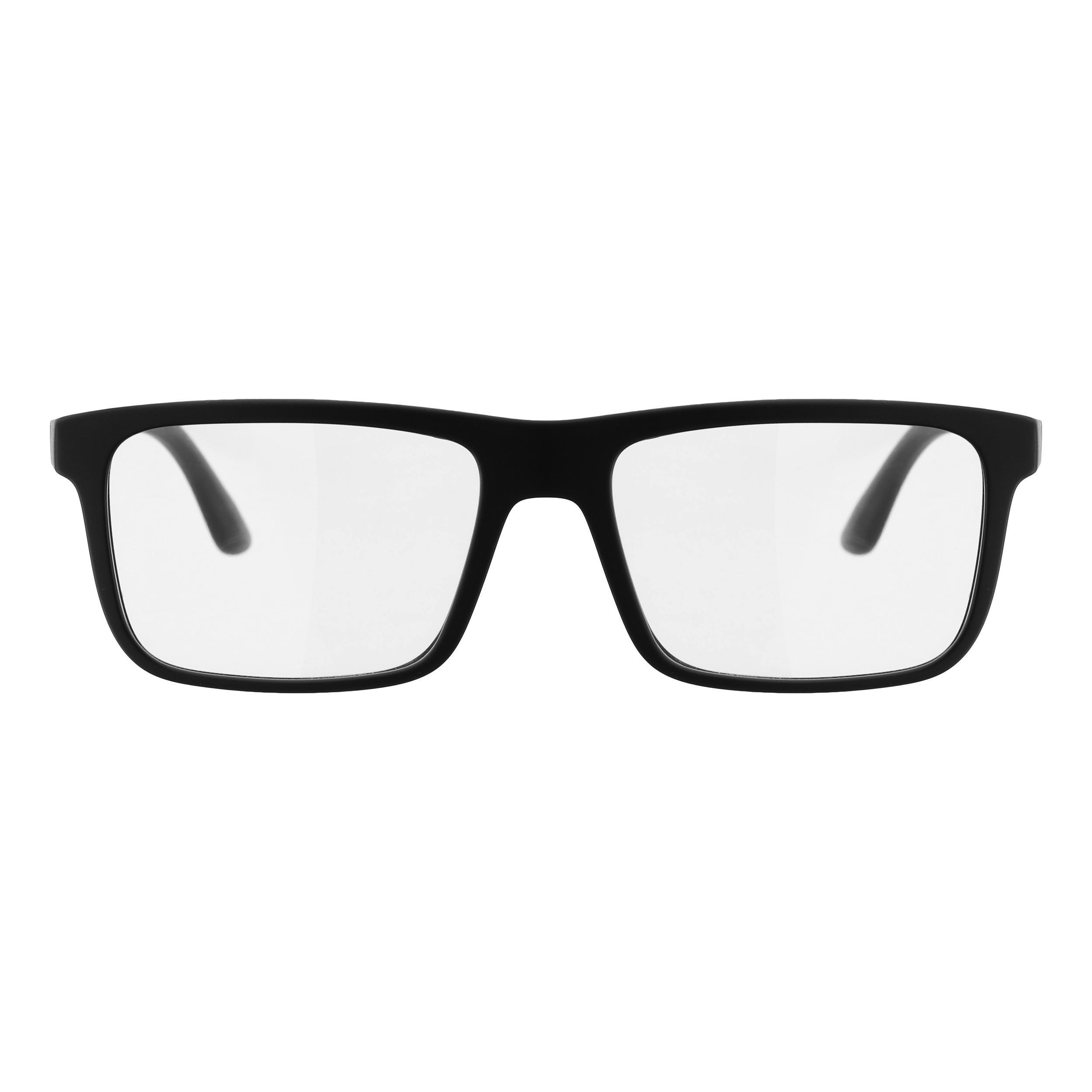 فریم عینک طبی مربعی مردانه جورجیو آرمانی مدل 0AR7069-5042 مناسب برای صورت گرد، بیضی