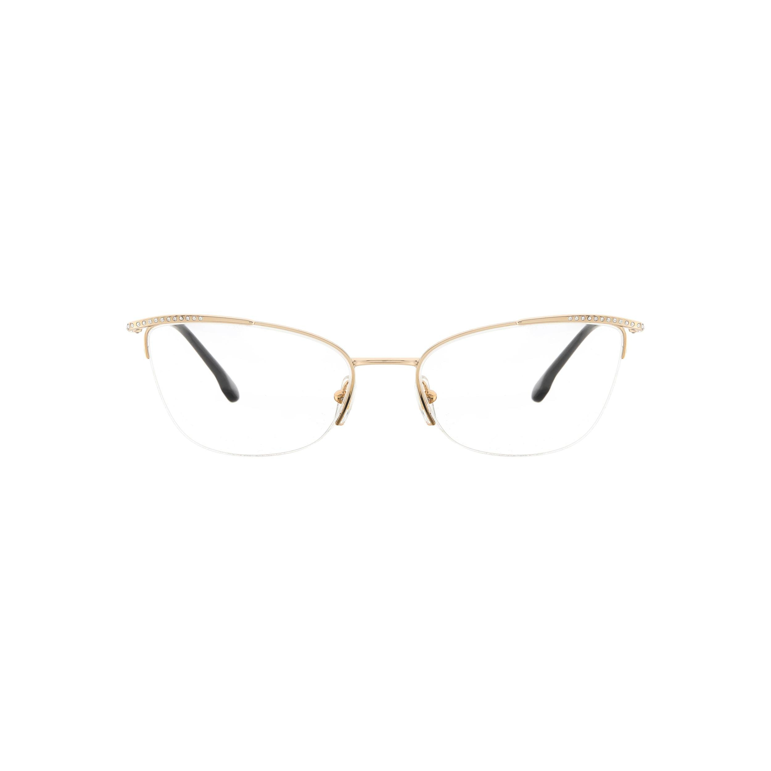 فریم عینک طبی گربه ای زنانه ورساچه مدل 0VE1261B-1252-54 مناسب برای صورت مستطیل، مربع و لوزی