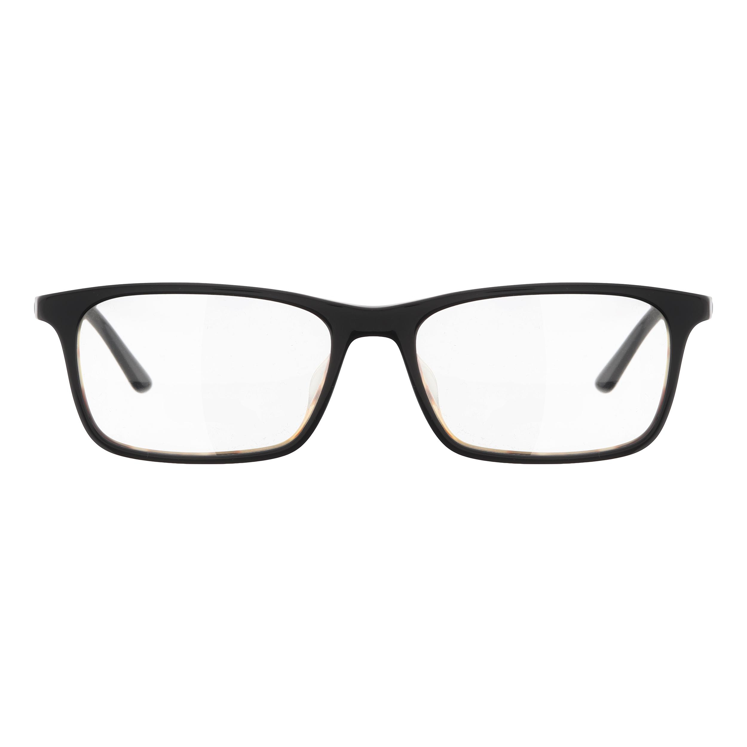 فریم عینک طبی ویفرر (Wayfarer) مردانه جورجیو آرمانی مدل 0AR7145F-5622-55 مناسب برای صورت مستطیل، مربع، قلب و بیضی