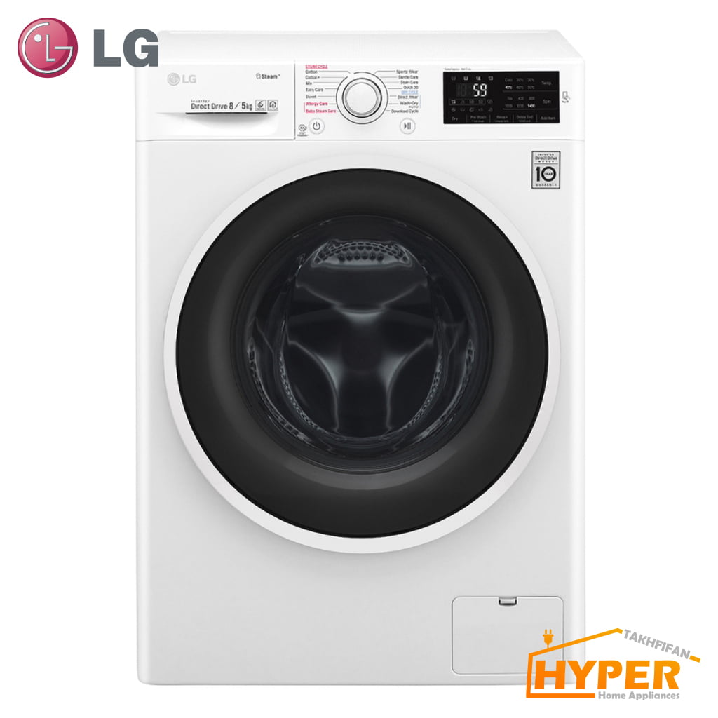 ماشین لباسشویی ال جی WM-865CW