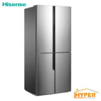 یخچال فریزر ساید بای ساید هایسنس RQ56SC4SA نقره ای